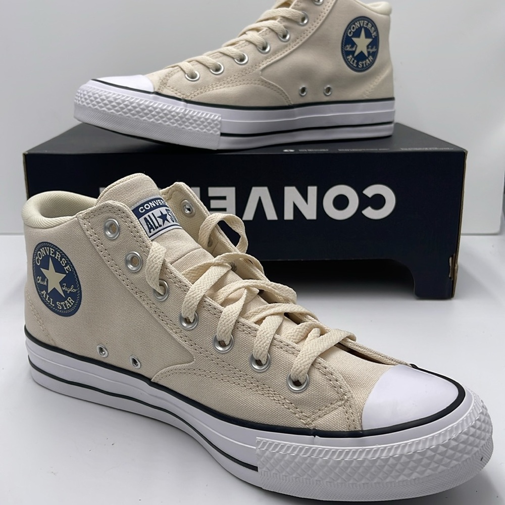 Converse WMNS Cream High-Top Sneakers A09458F
CTAS MALDEN STREET MID NATURAL IVR